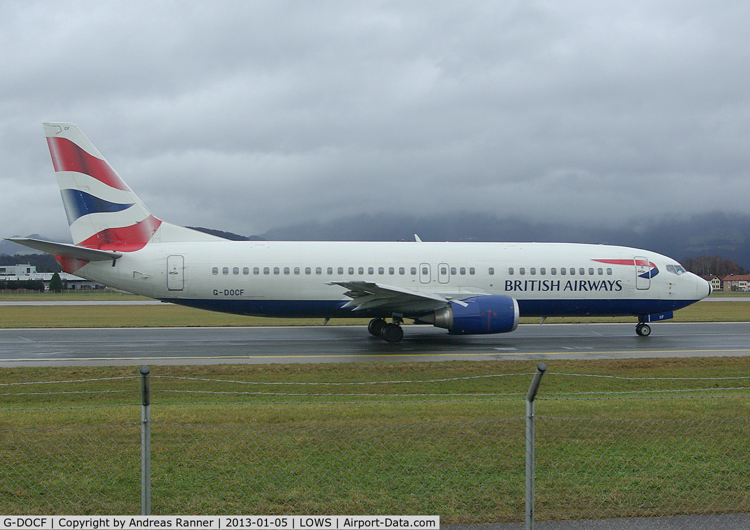 G-DOCF, 1991 Boeing 737-436 C/N 25407, British Airways Boeing 737
