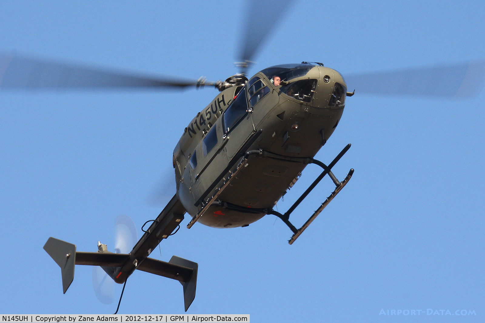 N145UH, 2004 Eurocopter-Kawasaki EC-145 (BK-117C-2) C/N 9053, At Grand Prairie Municpal