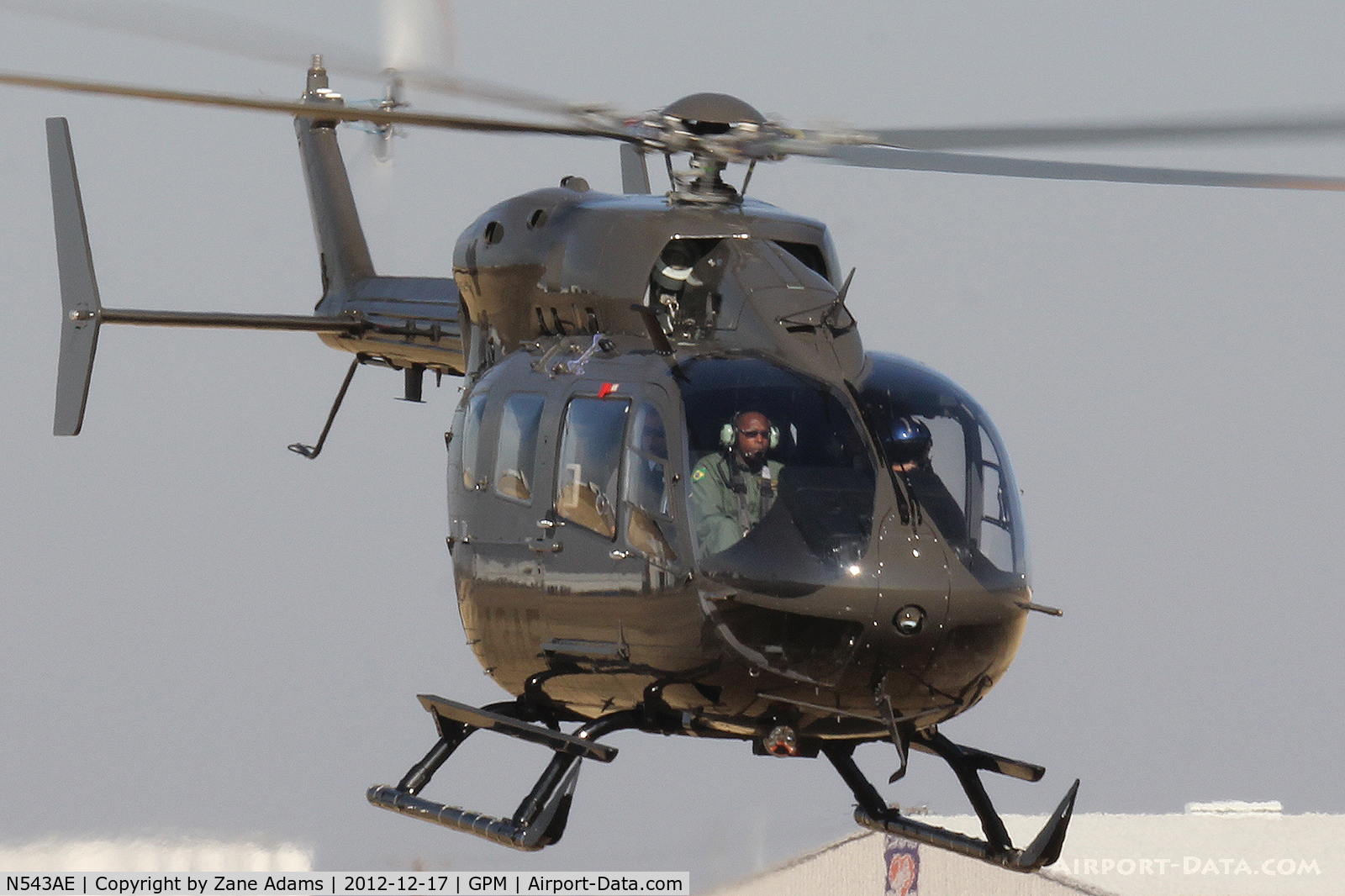 N543AE, Eurocopter-Kawasaki EC-145 (BK-117C-2) C/N 9204, At Grand Prairie Municpal