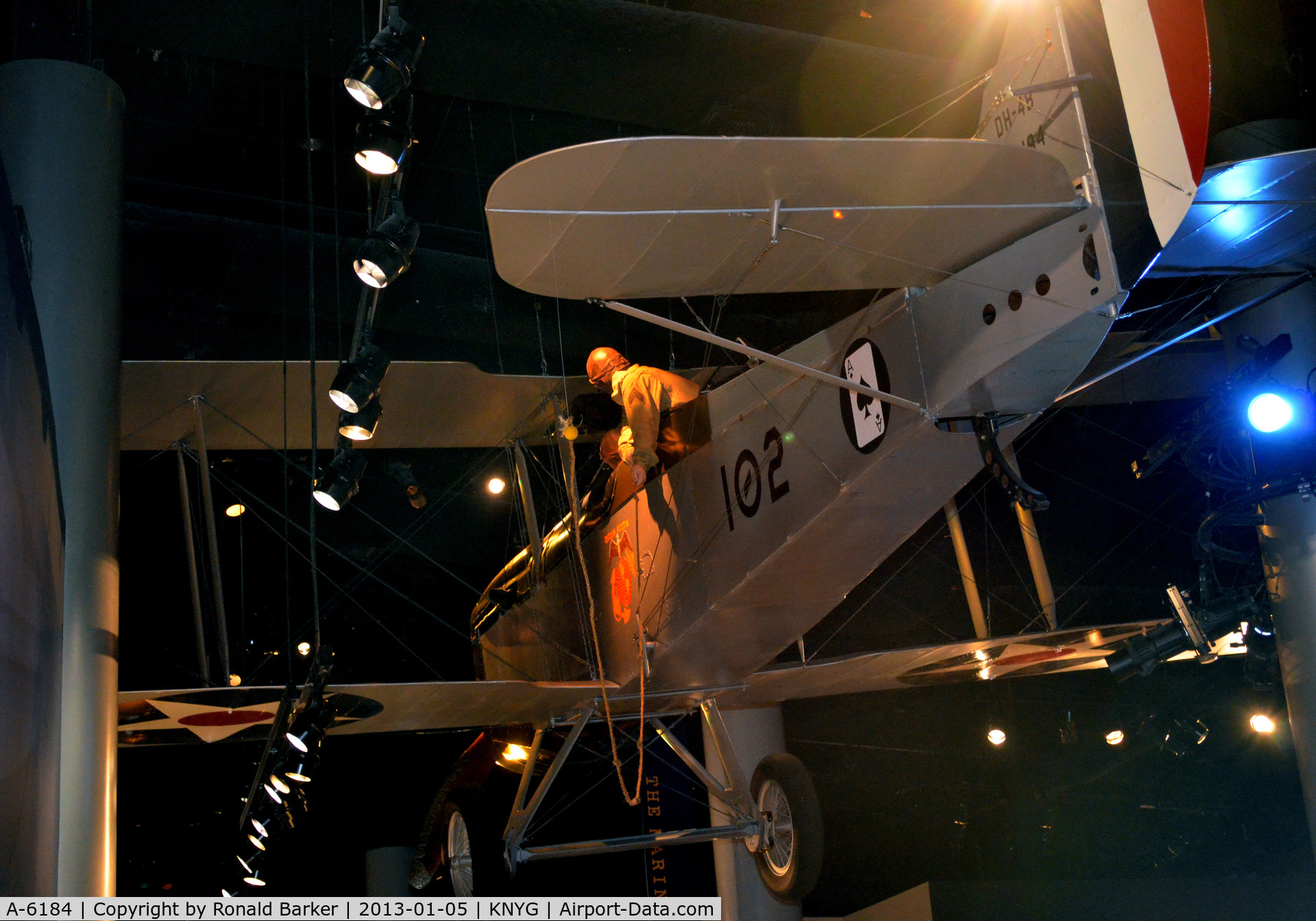 A-6184, Dayton-Wright DH-4 (replica) C/N Not found A-6184, DH-48 A-6184 USMC Museum