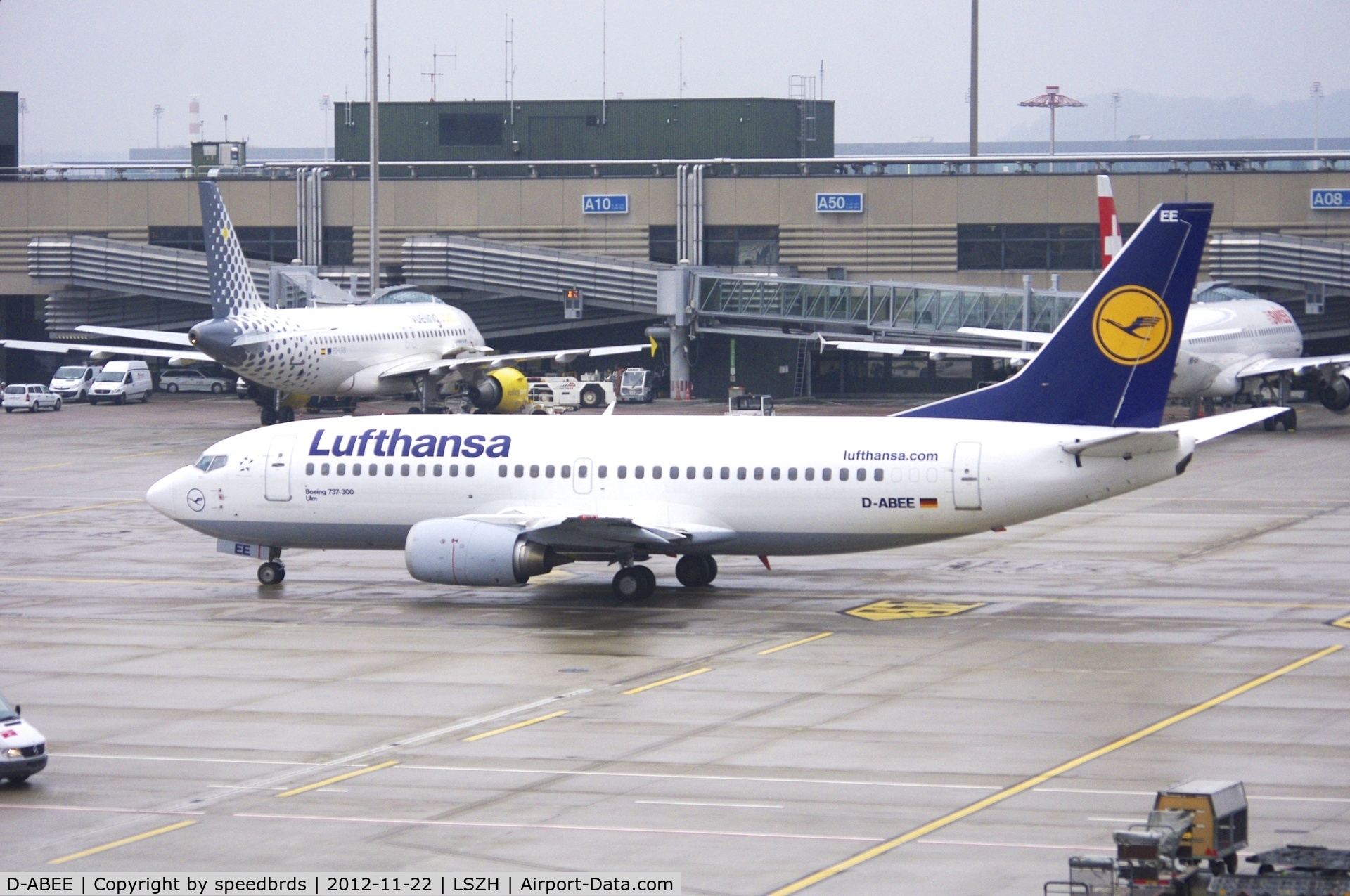 D-ABEE, 1991 Boeing 737-330 C/N 25216, Lufthansa 'Ulm' Boeing 737