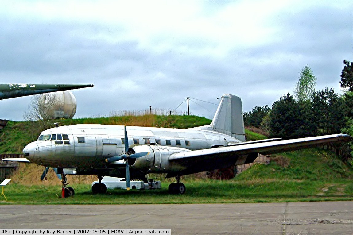 482, 1958 Ilyushin (VEB) Il-14P C/N 14803035, VEB Il-14P [14803035] Finow~D 05/05/2002