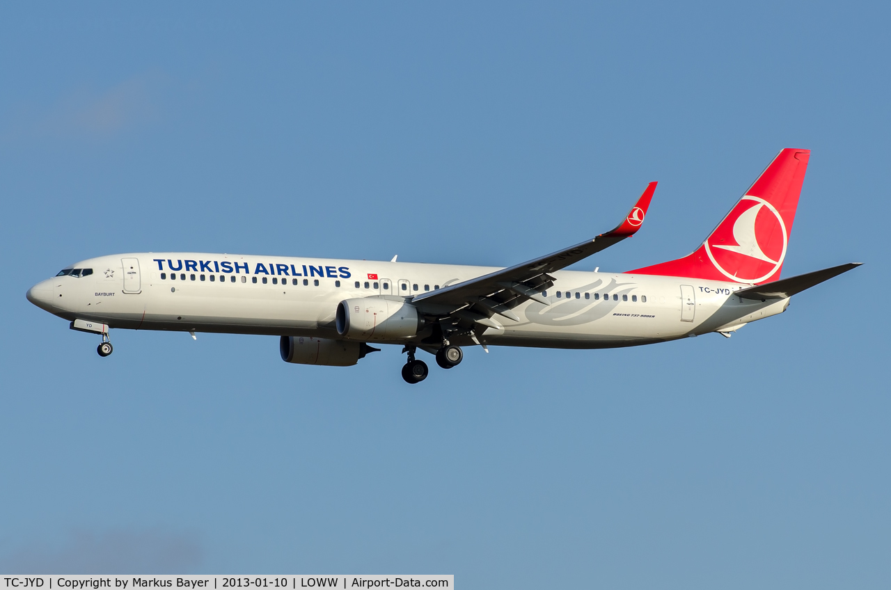 TC-JYD, 2012 Boeing 737-9F2/ER C/N 40978, Turkish Airlines 737-9F2(ER)