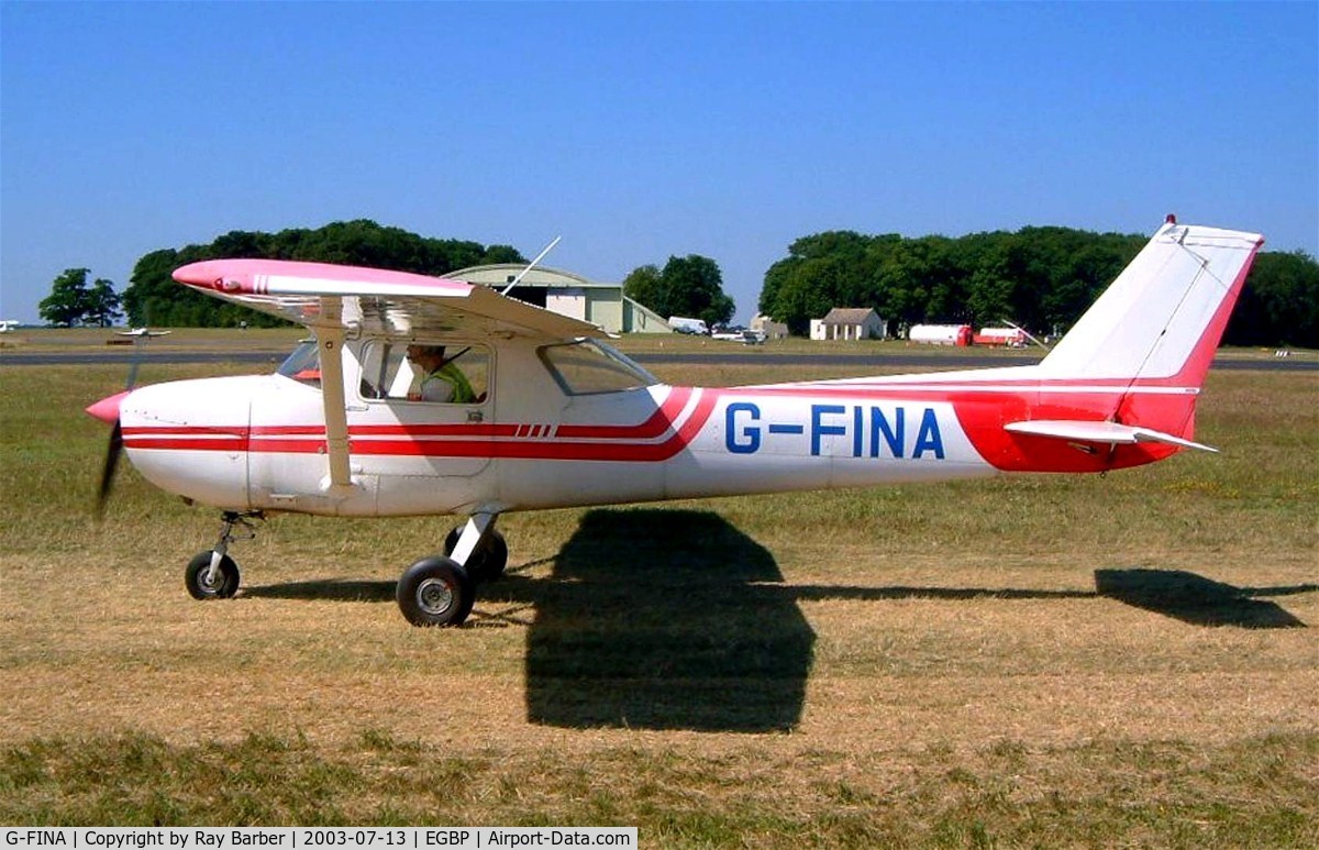 G-FINA, 1972 Reims F150L C/N 0826, R/Cessna F.150L [0826] Kemble~G 13/07/2003