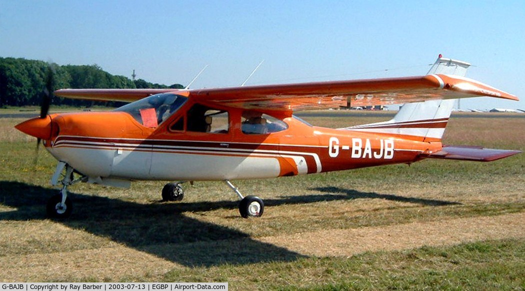 G-BAJB, 1973 Reims F177RG Cardinal RG C/N 0080, R/Cessna F.177RG Cardinal RG [0080] Kemble~G 13/07/2003.
