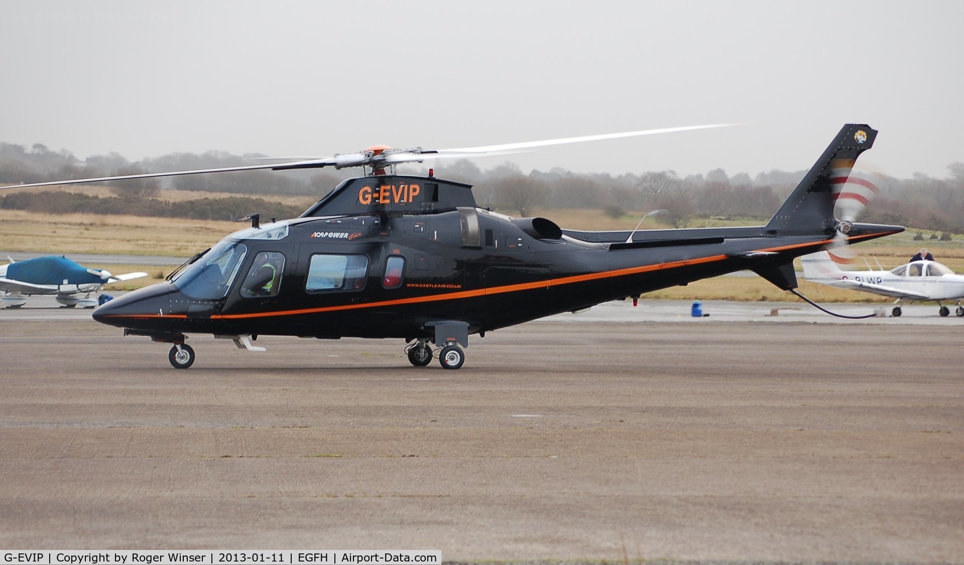 G-EVIP, 2002 Agusta A-109E Power C/N 11159, Visiting A-109 Power Elite operated by Castle Air.