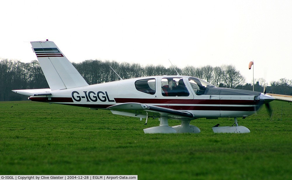 G-IGGL, 1980 Socata TB-10 Tobago C/N 146, Originally in private hands in March 1999 and currently owned to and a trustee of, G-IGGL Flying Group since August 2001.