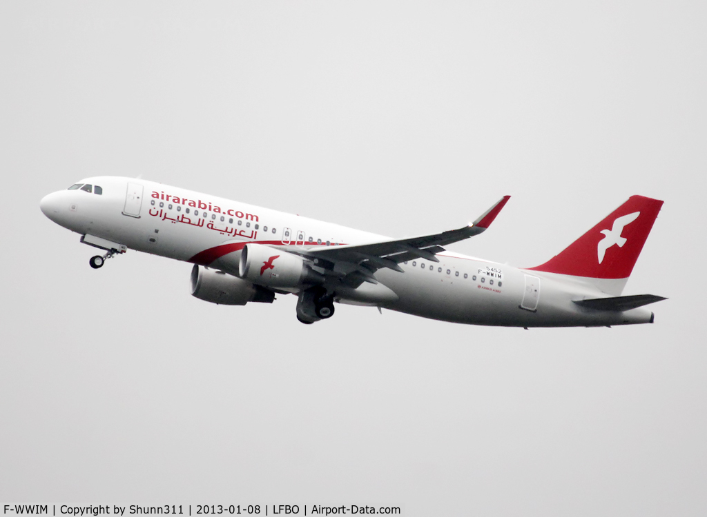F-WWIM, 2012 Airbus A320-214 C/N 5452, C/n 5452 - To be A6-ANO - First Air Arabia A320 fitted with sharklets