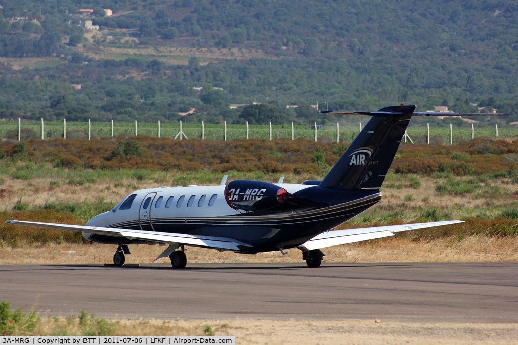 3A-MRG, 2006 Cessna 525B CitationJet CJ3 C/N 525B-0096, Parked