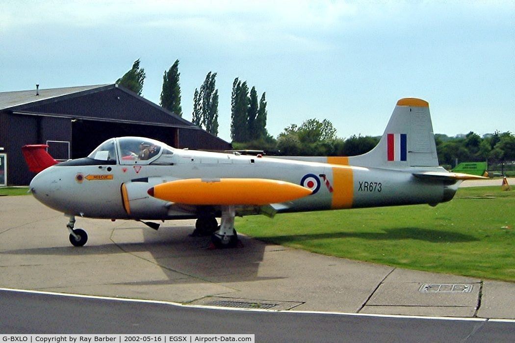 G-BXLO, 1963 BAC 84 Jet Provost T.4 C/N PAC/W/19986, BAC Jet Provost T.4 [PAC/W/19986] North Weald~G 16/05/2002