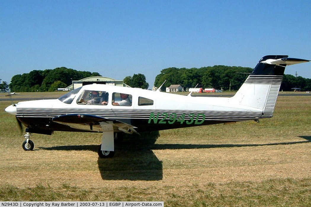 N2943D, 1979 Piper PA-28RT-201 Arrow IV C/N 28R7918231, Piper PA-28RT-201 Arrow IV [28R-7918231] Kemble~G 13/07/2003