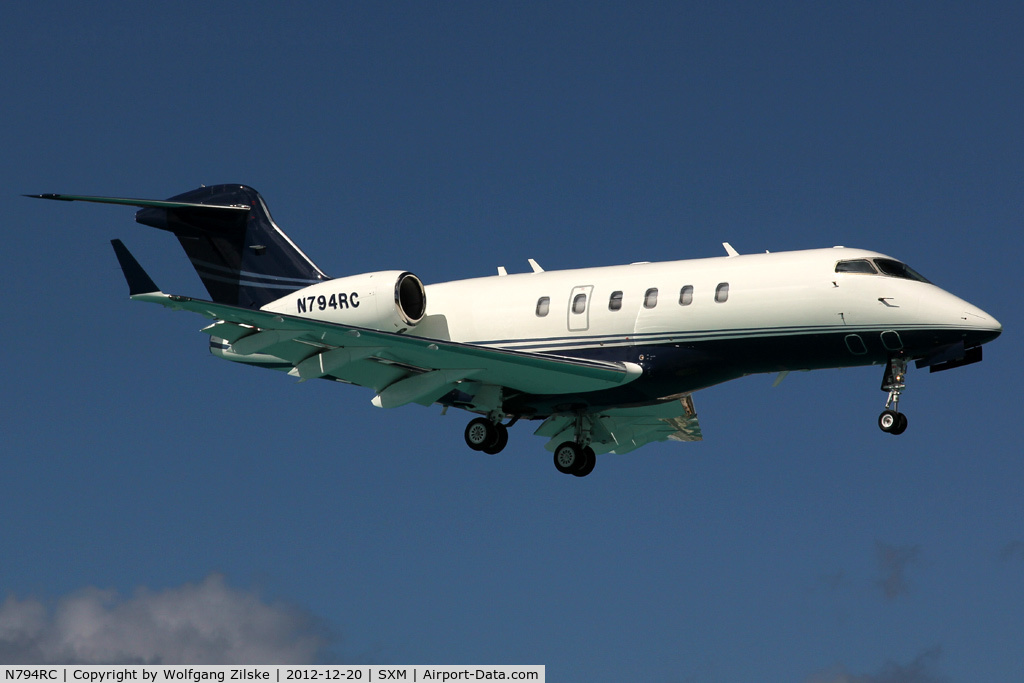 N794RC, 2008 Bombardier Challenger 300 (BD-100-1A10) C/N 20193, visitor