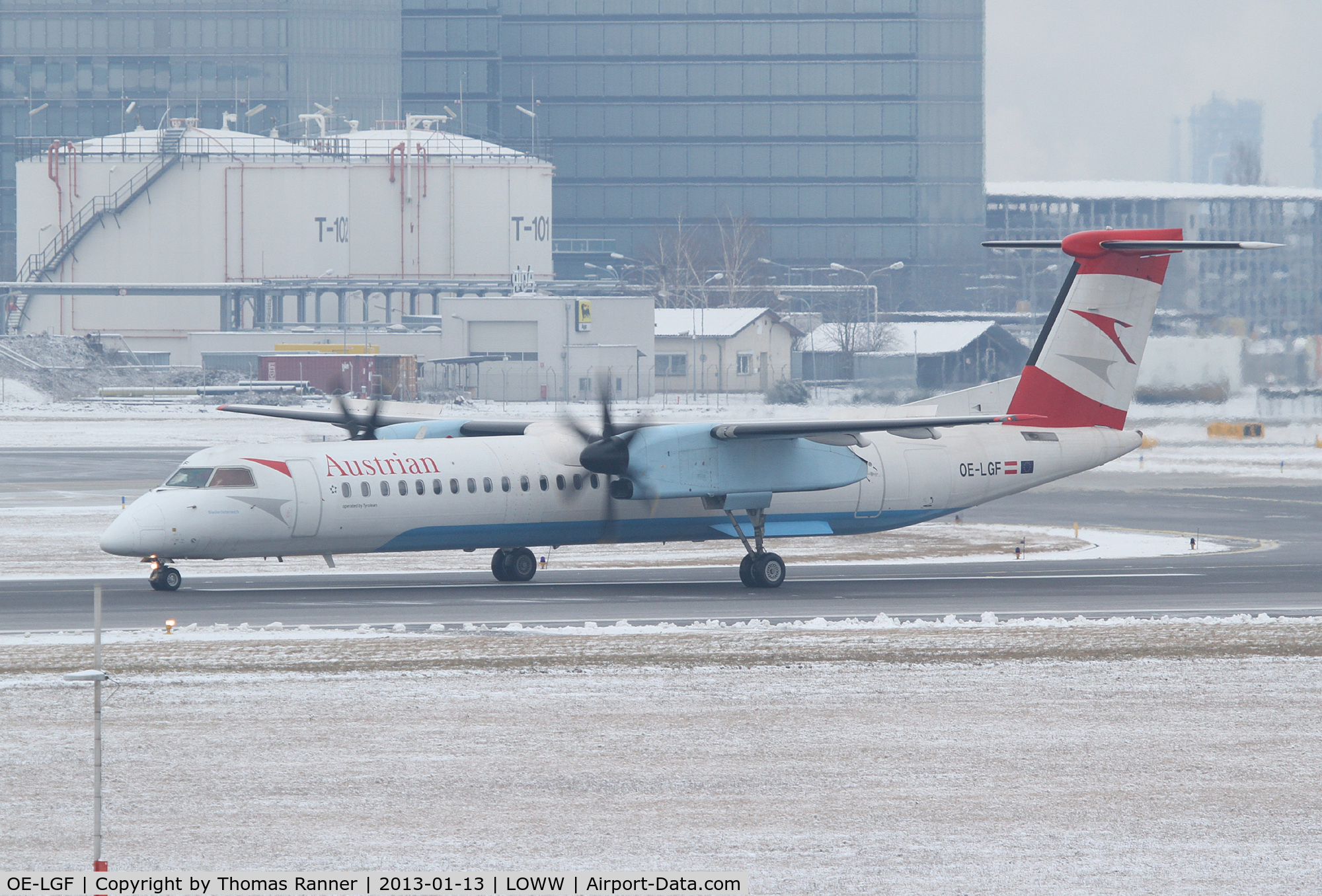 OE-LGF, 2002 De Havilland Canada DHC-8-402Q Dash 8 C/N 4068, Austrian Airlines DHC-8