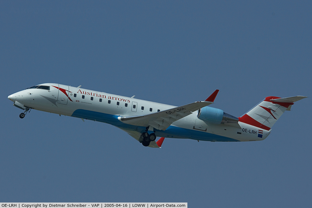 OE-LRH, Canadair CRJ-100LR (CL-600-2B19) C/N 7125, Austrian Arrows regionaljet