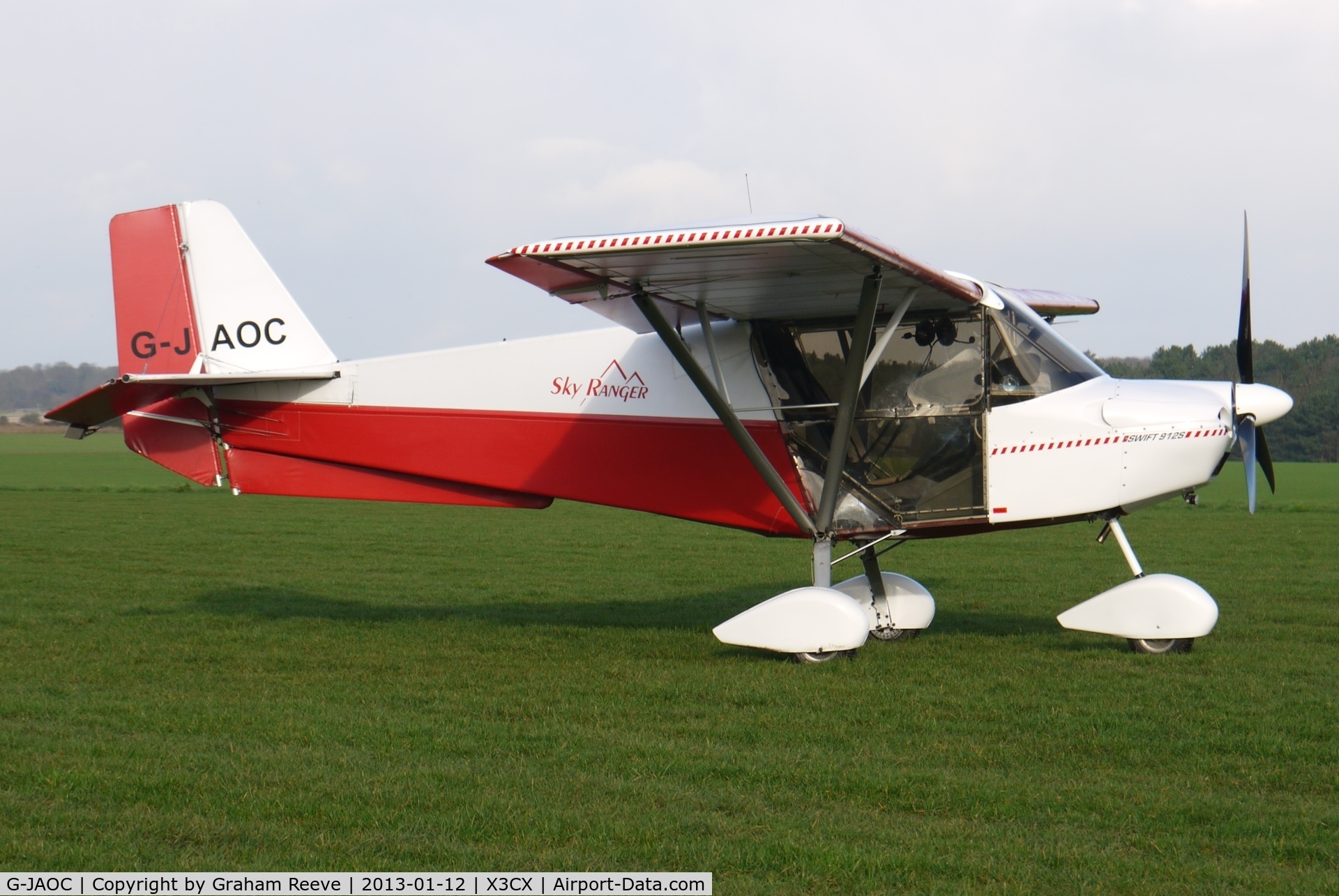 G-JAOC, 2009 Best Off Skyranger Swift 912S(1) C/N BMAA/HB/589, Parked at Northrepps.