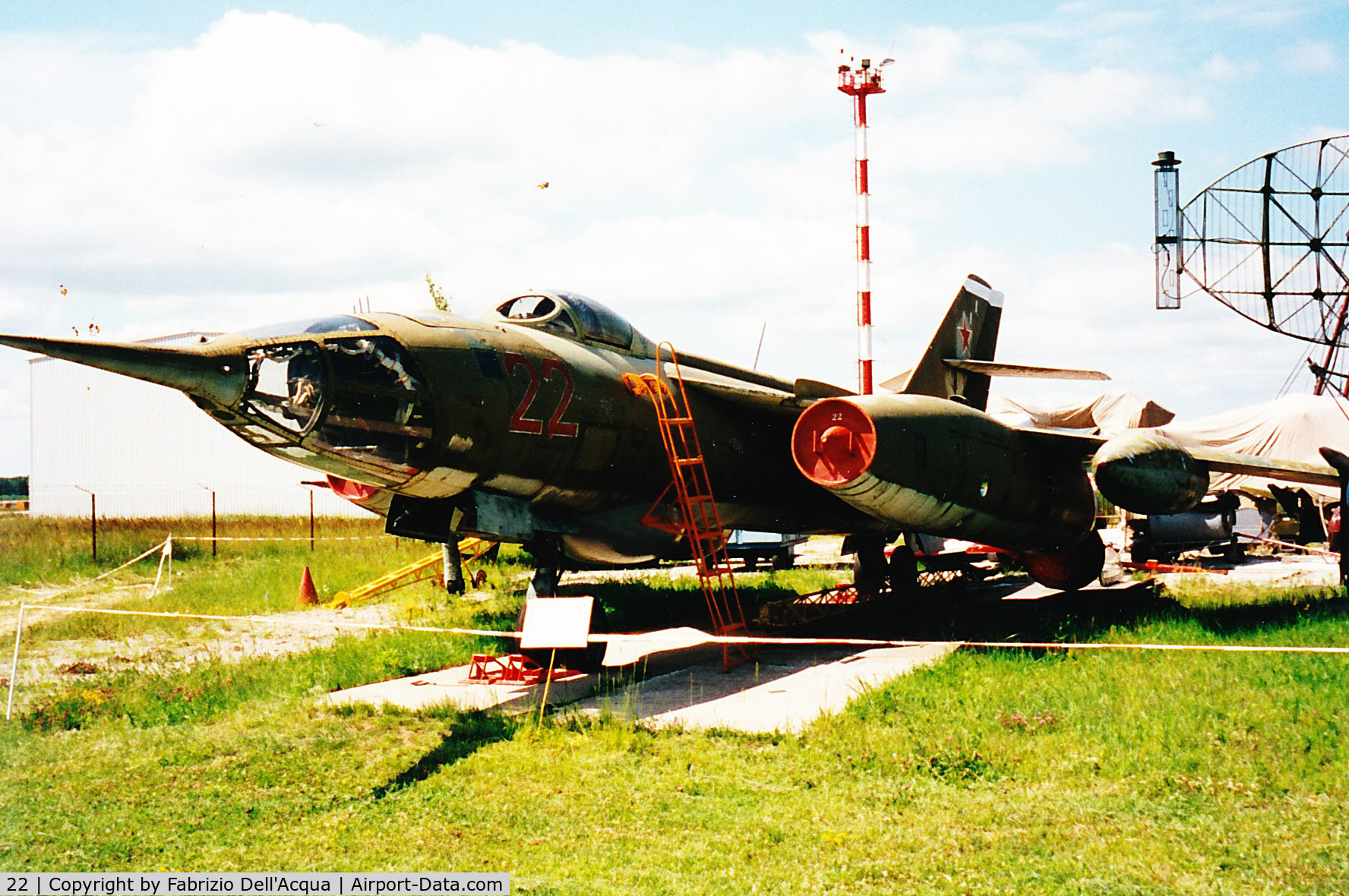 22, Yakovlev Yak-28R C/N 7960808, YAK-28R at Riga Museum in June 2002