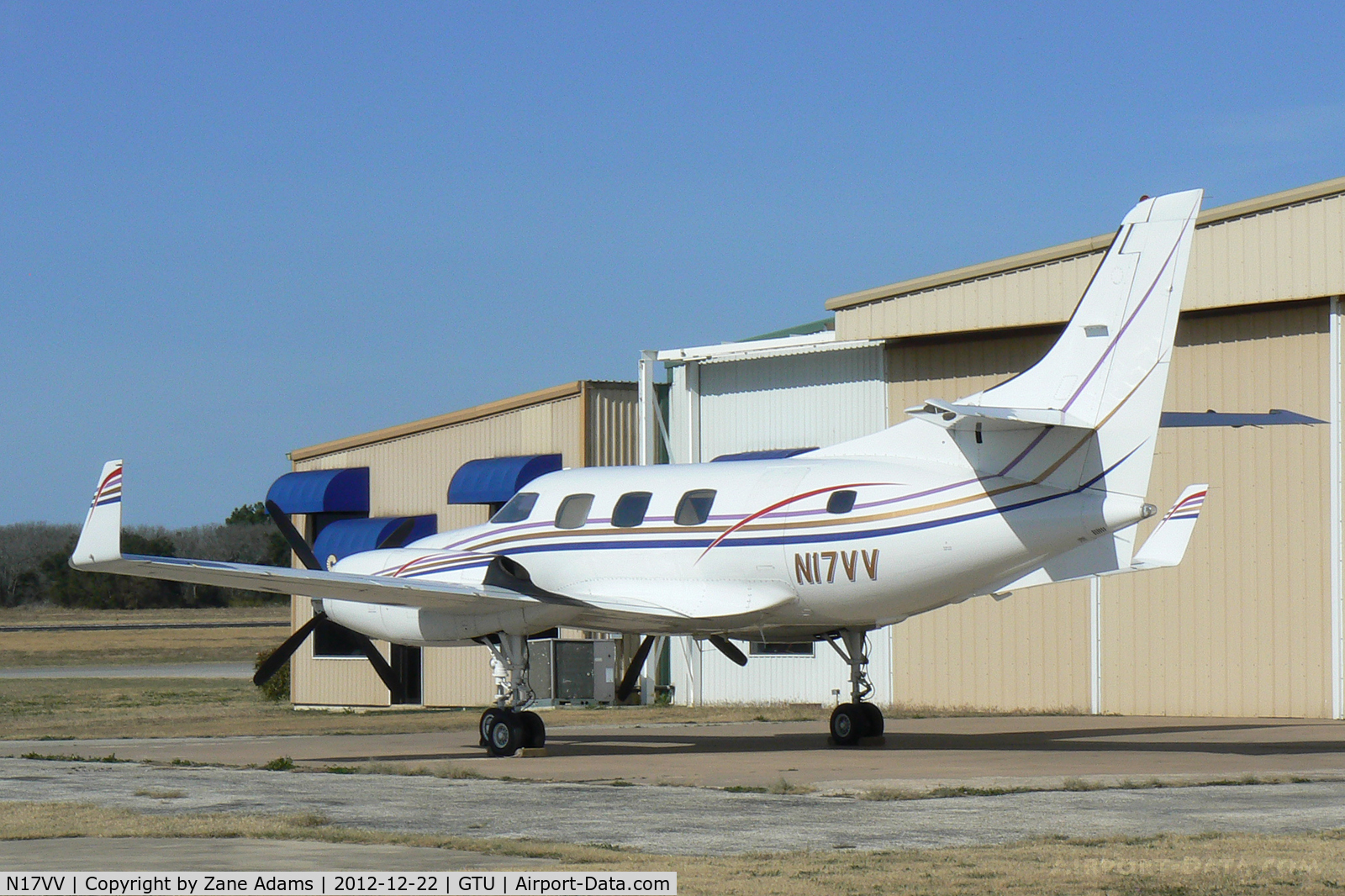 N17VV, 1985 Swearingen SA227-TT Merlin IIIC C/N TT-536, At Georgetown Municipal Airport - Georgetown, TX