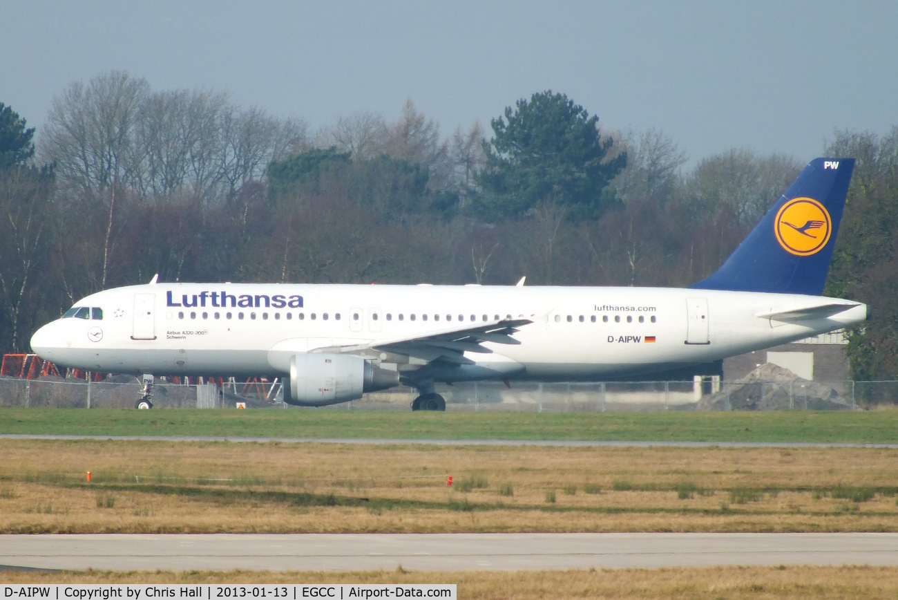 D-AIPW, 1990 Airbus A320-211 C/N 137, Lufthansa