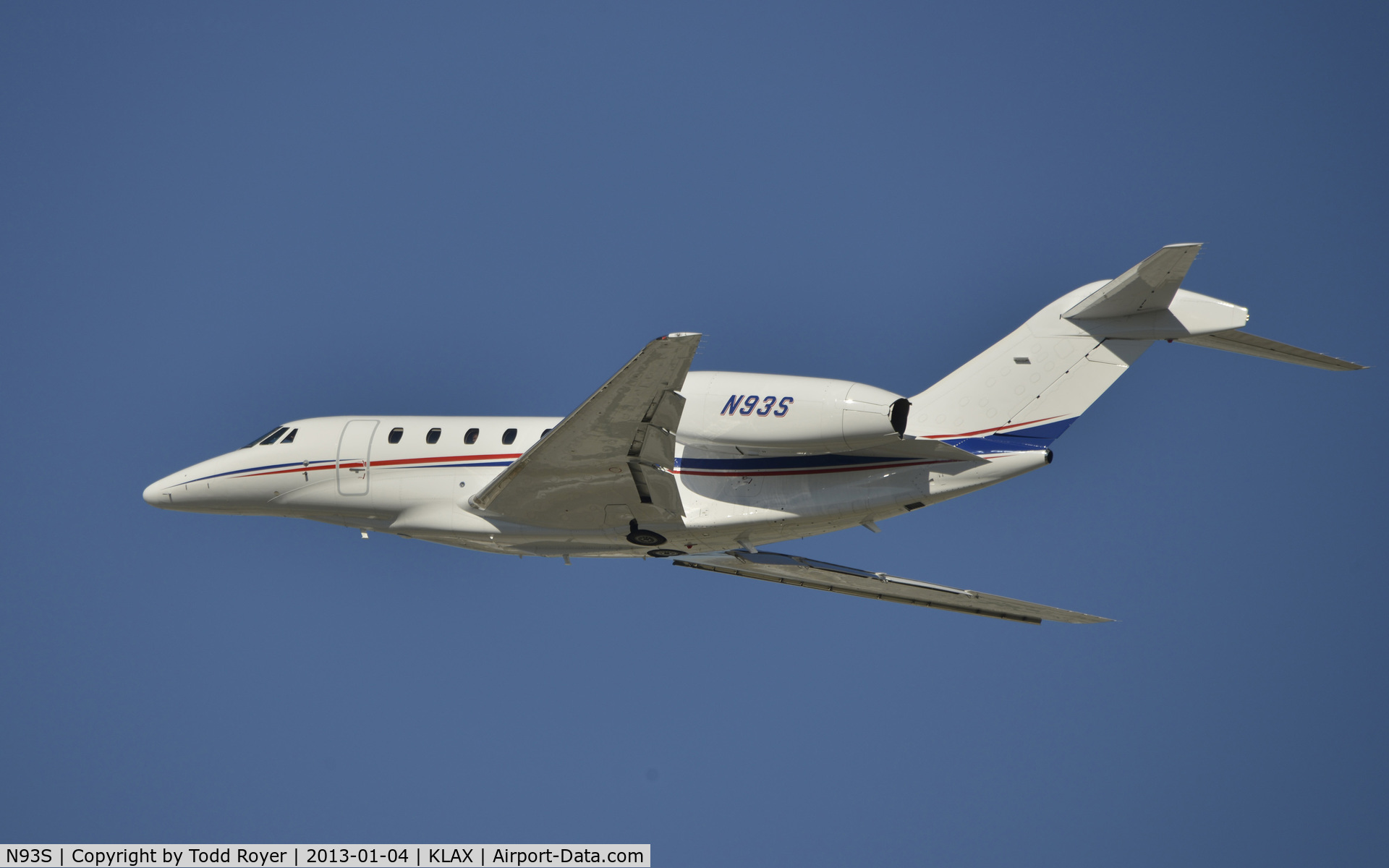 N93S, 2002 Cessna 750 Citation X Citation X C/N 750-0189, Departing LAX