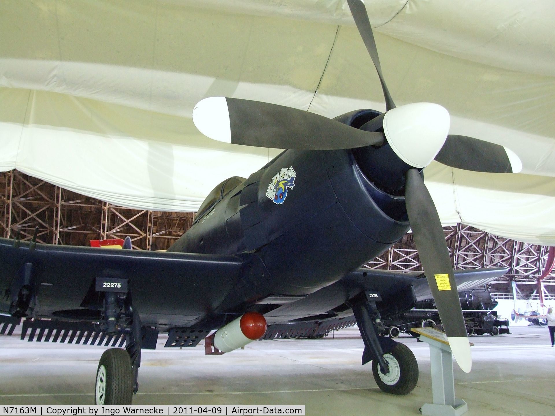 N7163M, Martin AM-1 Mauler C/N 22275, Martin AM-1 Mauler at the Tillamook Air Museum, Tillamook OR