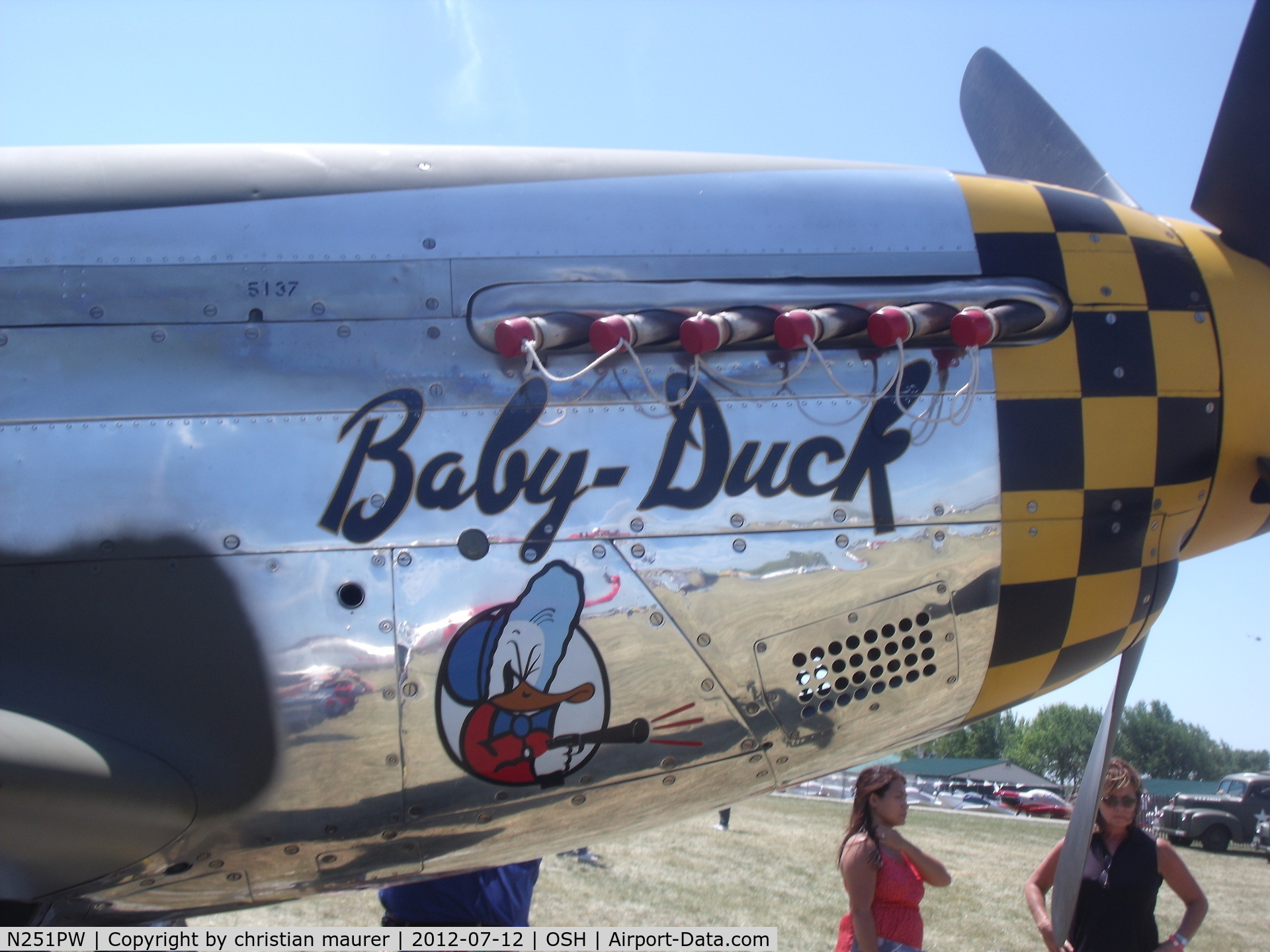 N251PW, 1944 North American P-51D Mustang C/N 122-31945, The Baby Duck