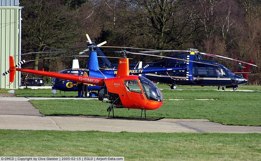 G-DMCD, 1989 Robinson R22 Beta C/N 1201, Ex: G-DMCD > G-OOLI > G-DMCD > G-LINS - Originally owned in private hands November 1989 as G-DMCD and currently with, Heli Air Ltd since January 2004 as G-DMCD. To G-LINS August 2010.