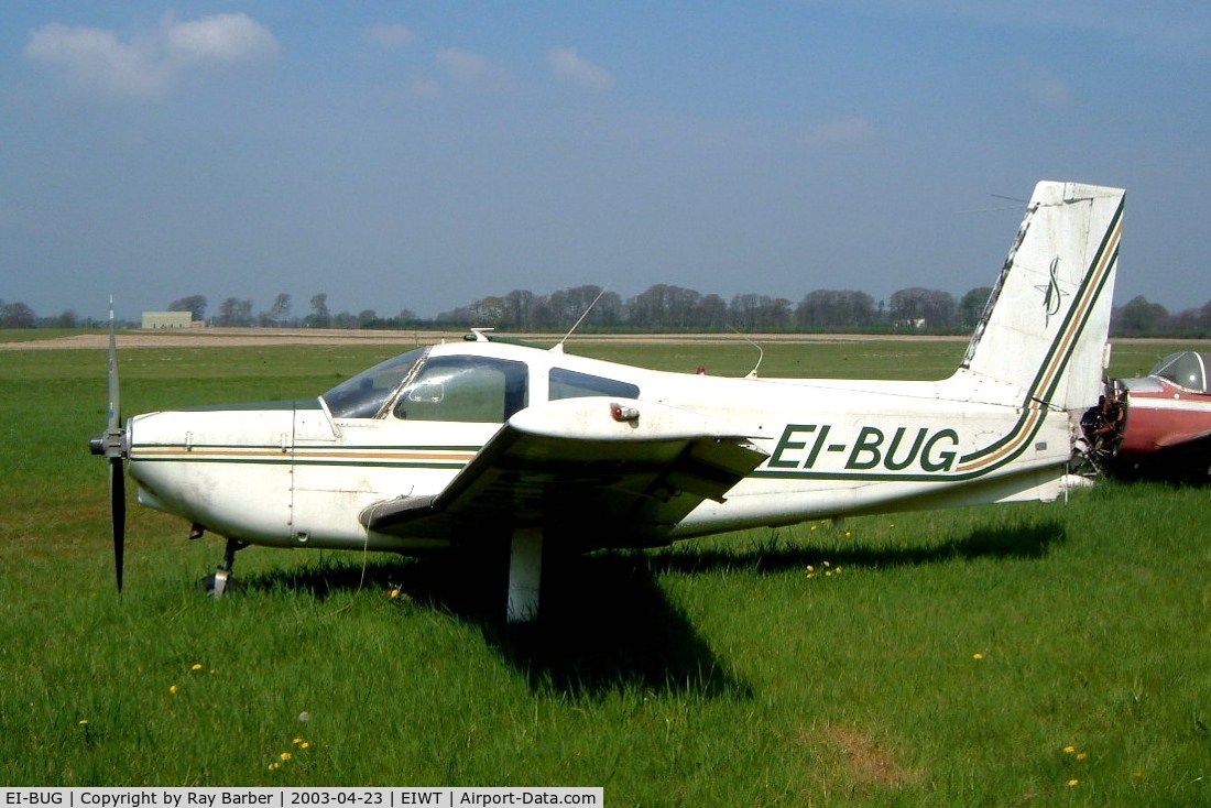 EI-BUG, Socata ST-10 Diplomate C/N 125, Socata ST-10 Diplomate [125] Weston~EI 23/04/2003. Seen here derelict.