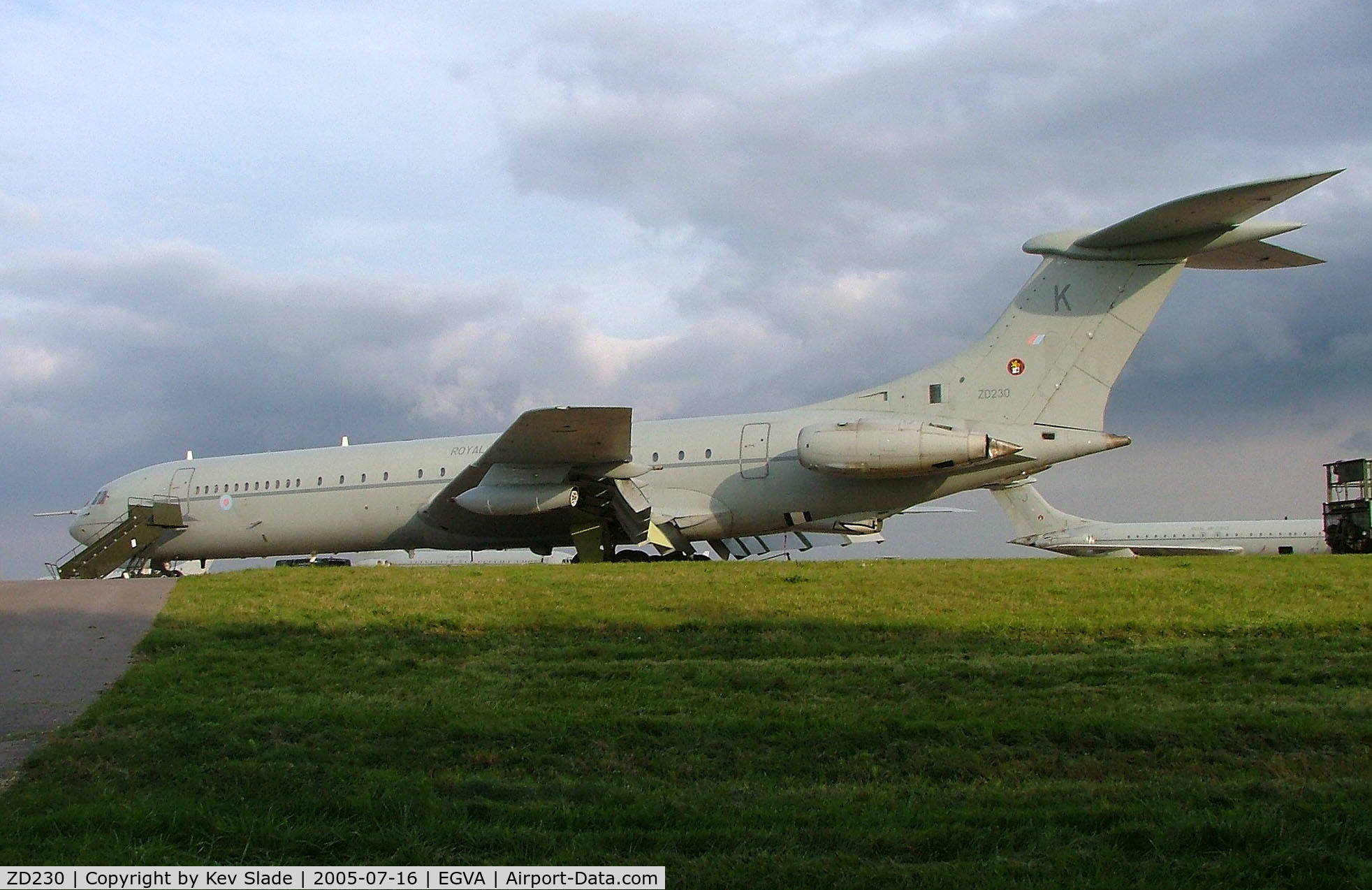 ZD230, 1964 BAC Super VC10 K.4 C/N 851, Operating out of Fairford while work was being carried out at RAF Brize Norton.