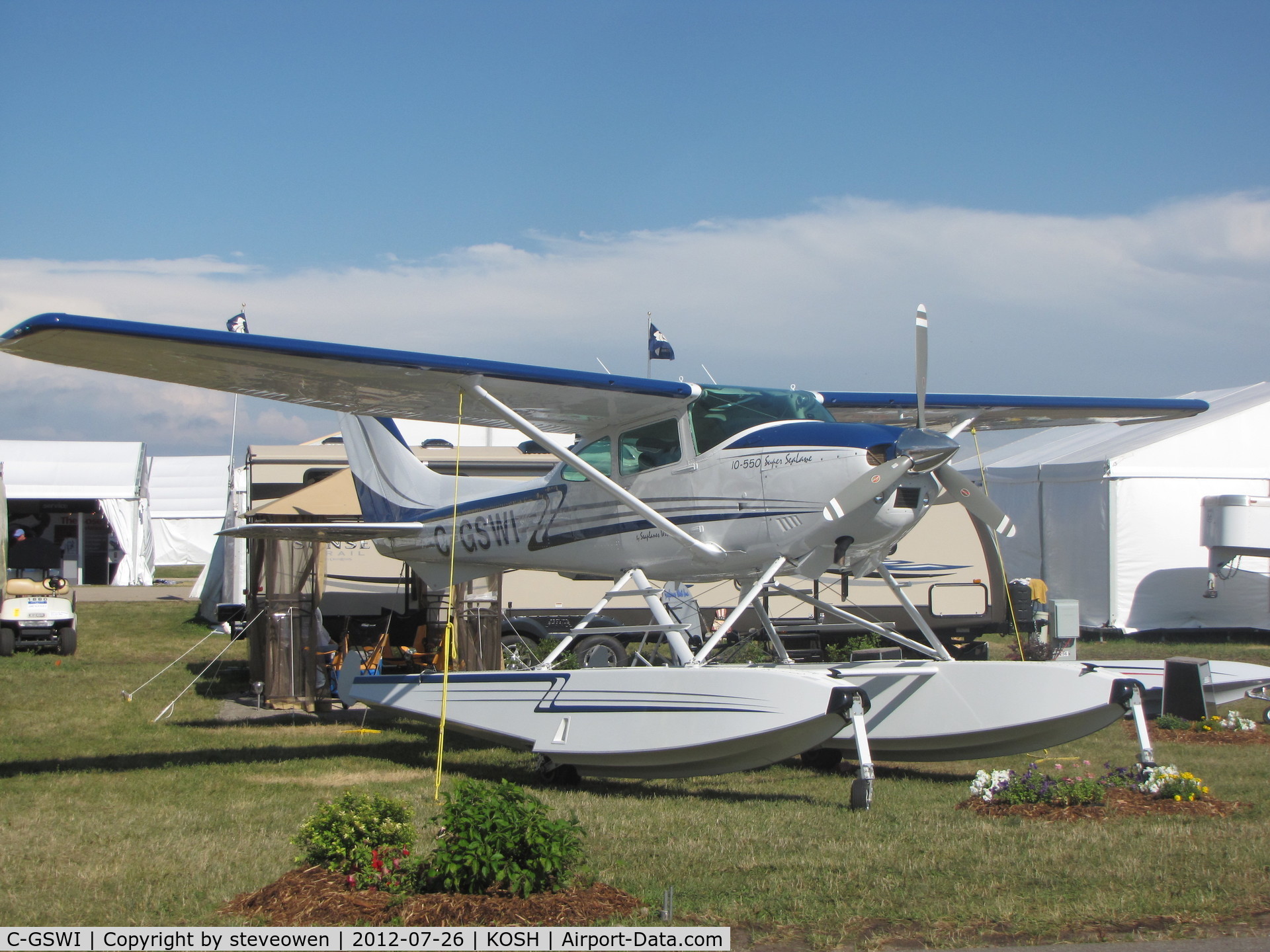 C-GSWI, 1976 Cessna 182P Skylane C/N 18264982, On display at Oshkosh-12
