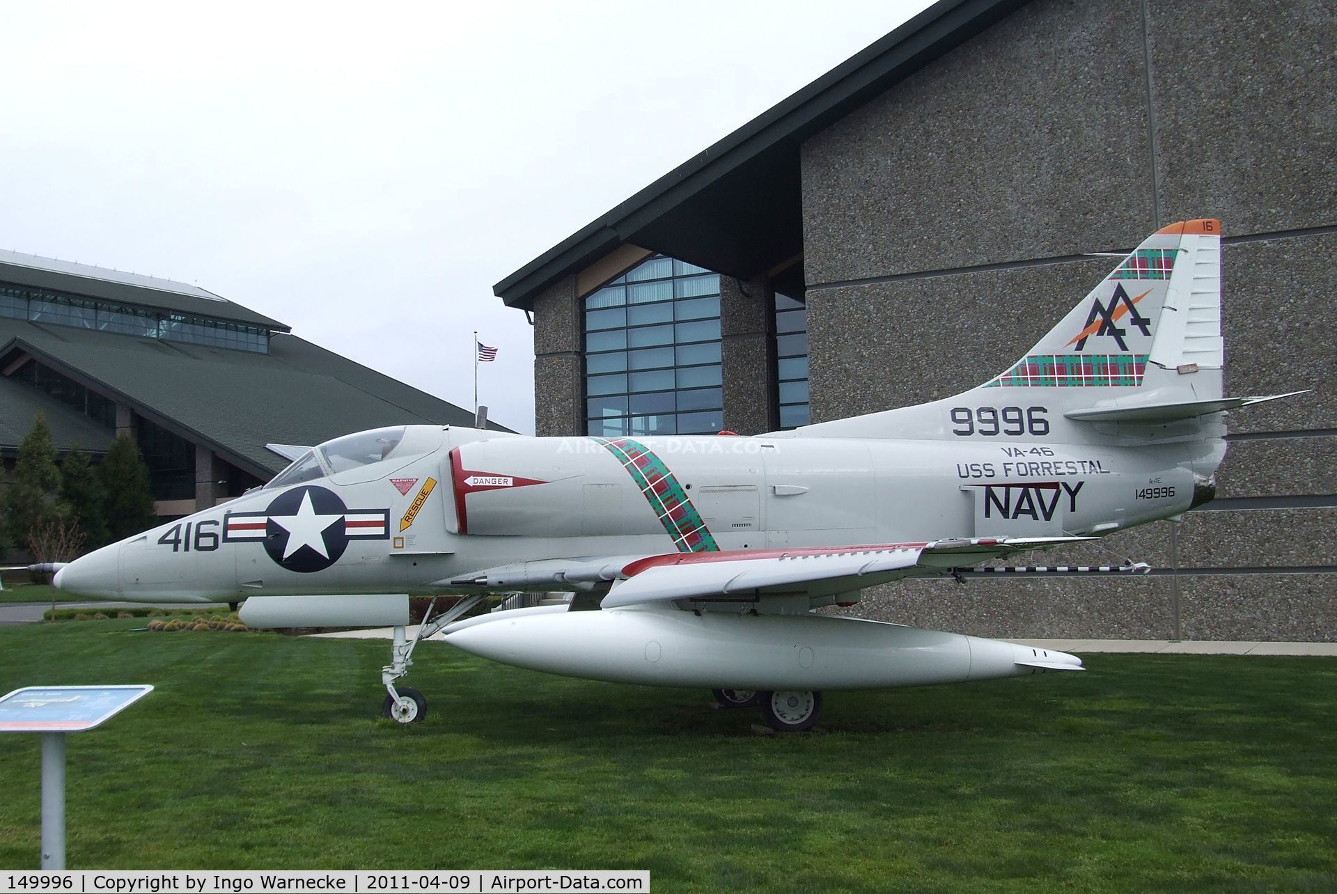 149996, Douglas A-4E Skyhawk C/N 13048, Douglas A-4E Skyhawk at the Evergreen Aviation & Space Museum, McMinnville OR