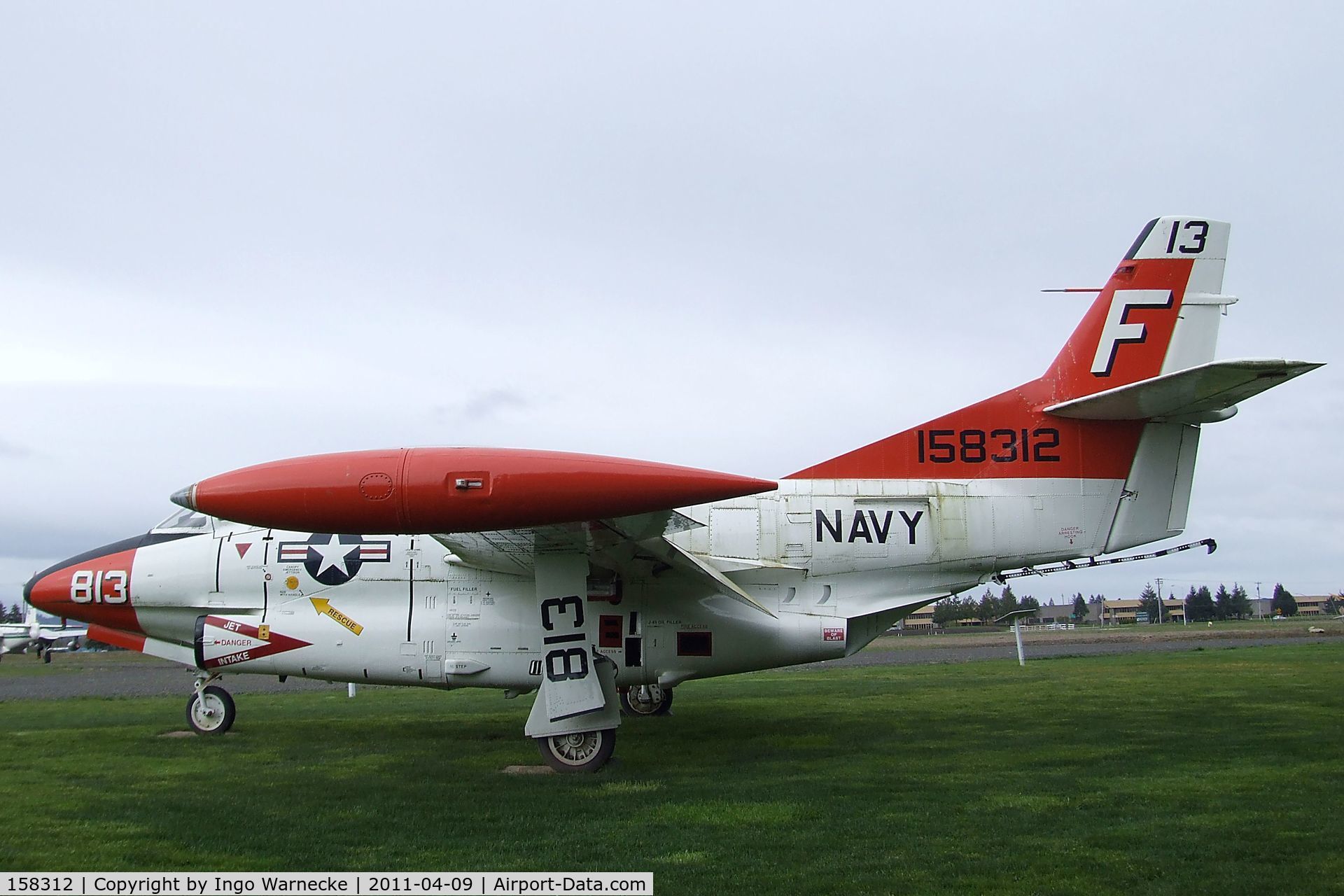 158312, Rockwell T-2C Buckeye C/N 340-03, North American (Rockwell) T-2C Buckeye at the Evergreen Aviation & Space Museum, McMinnville OR