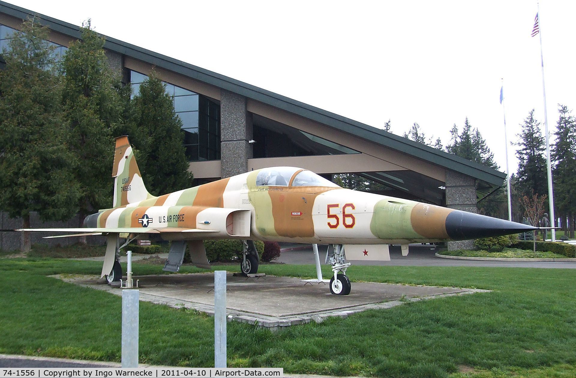 74-1556, Northrop F-5E Tiger II C/N N.1216, Northrop F-5E Tiger II at the Evergreen Aviation & Space Museum, McMinnville OR