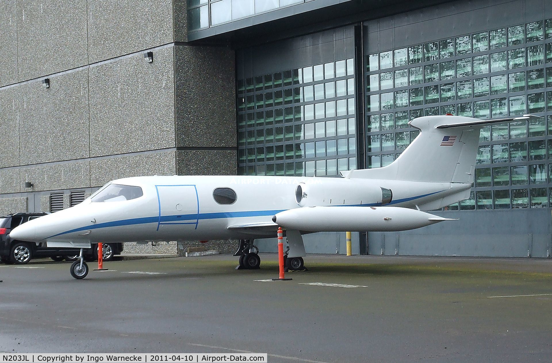 N203JL, 1969 Learjet 24B C/N 203, Lear Learjet 24B at the Evergreen Aviation & Space Museum, McMinnville OR