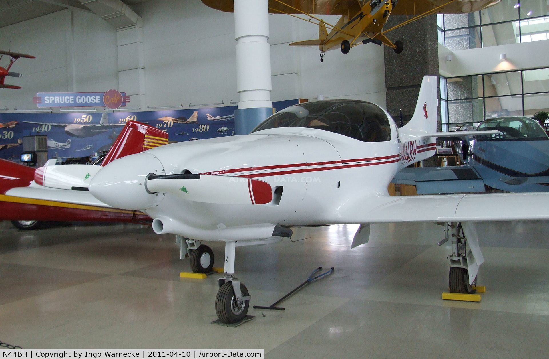 N44BH, 1995 Lancair 320 C/N 313, Lancair (R E Hannay / D A Martin) 320 at the Evergreen Aviation & Space Museum, McMinnville OR