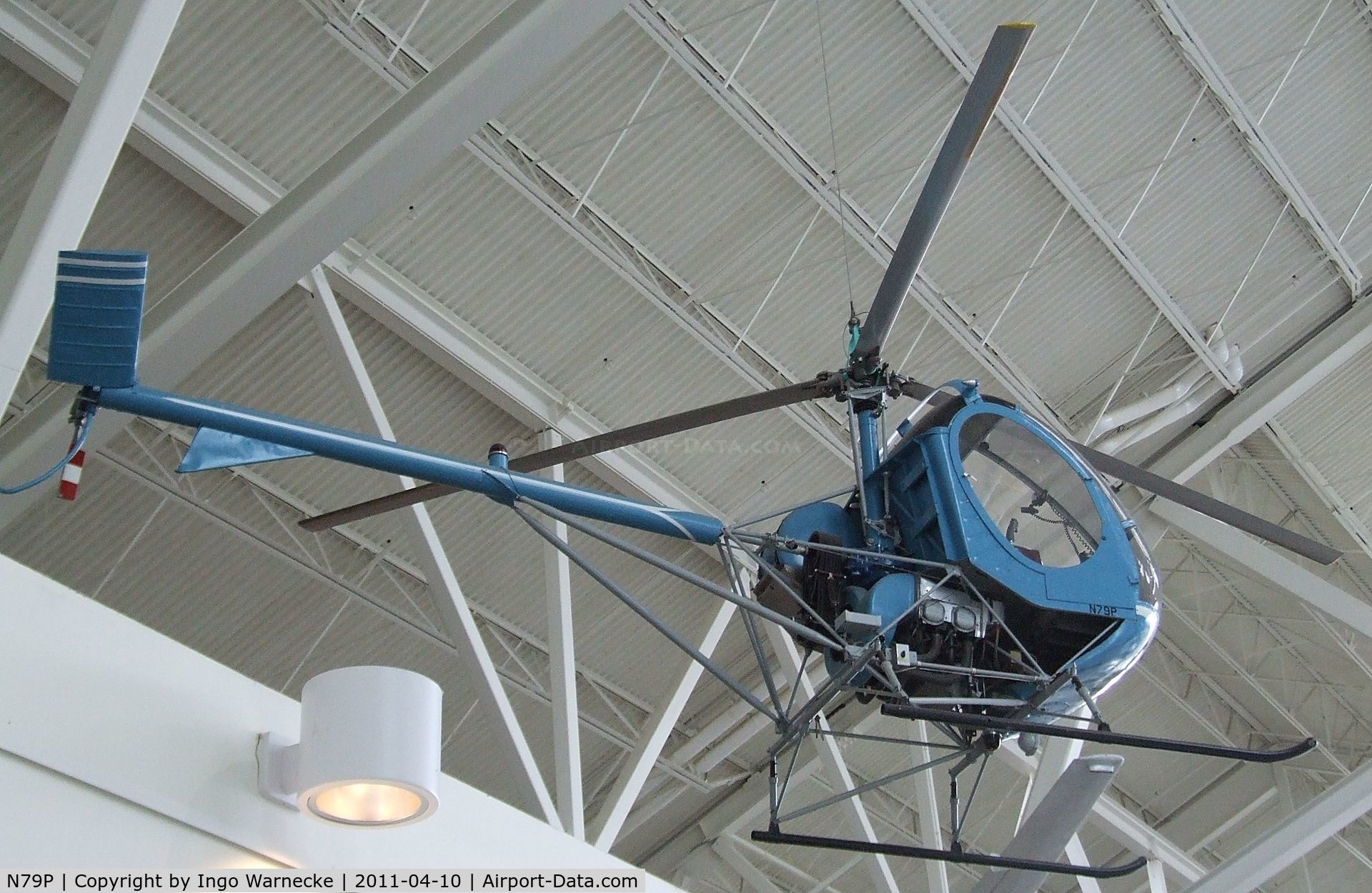 N79P, Hughes 269 C/N 38-002, Hughes 269 at the Evergreen Aviation & Space Museum, McMinnville OR