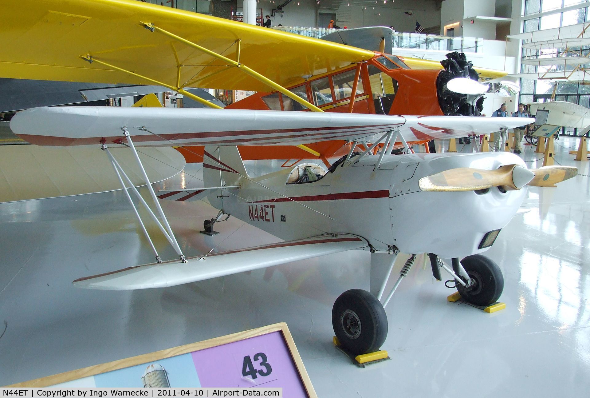N44ET, 1993 Oldfield Baby Great Lakes BB LAK C/N 6907 M-187, Oldfield (W E Thorp) Baby Great Lakes at the Evergreen Aviation & Space Museum, McMinnville OR