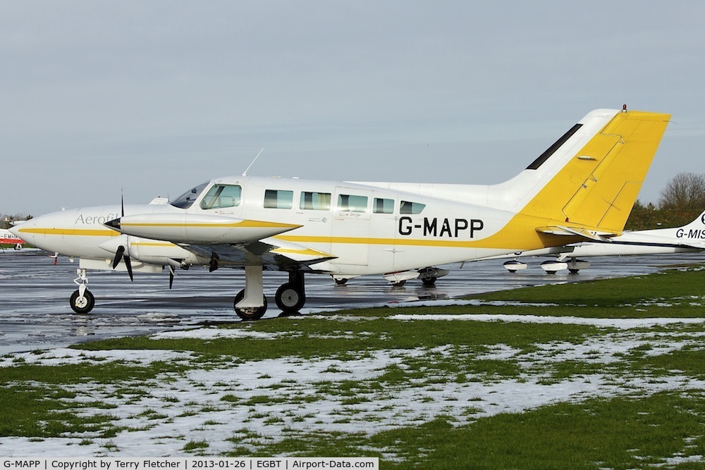 G-MAPP, 1974 Cessna 402B Utililiner C/N 402B-0583, 1974 Cessna 402B, c/n: 402B-0583 at Turweston
