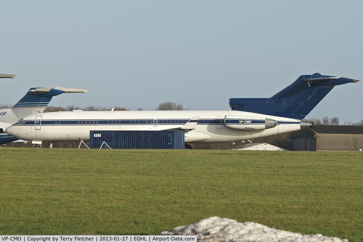 VP-CMO, 1980 Boeing 727-212RE C/N 21948, 1980 Boeing 727-212RE, c/n: 21948 at Lasham
