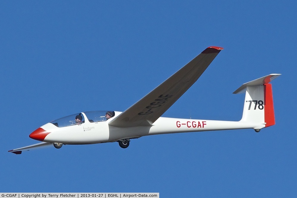 G-CGAF, 1984 Schleicher ASK-21 C/N 21152, 1984 Schleicher ASK 21, c/n: 21152 at Lasham Gliding