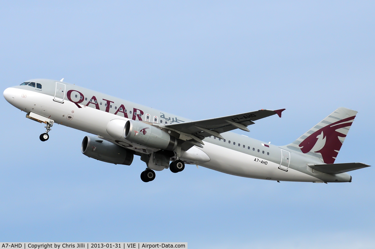 A7-AHD, 2010 Airbus A320-232 C/N 4436, Qatar Airways