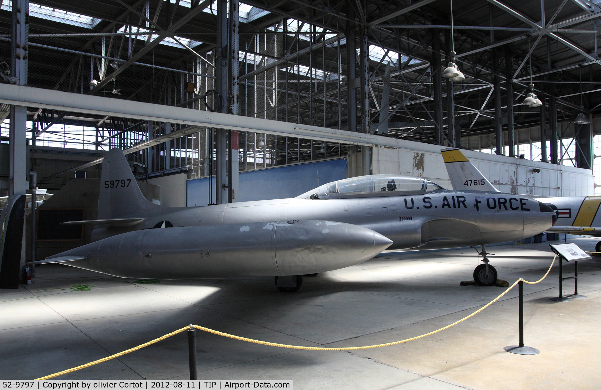 52-9797, 1952 Lockheed T-33A-1-LO Shooting Star C/N 580-8057, Chanute air museum
