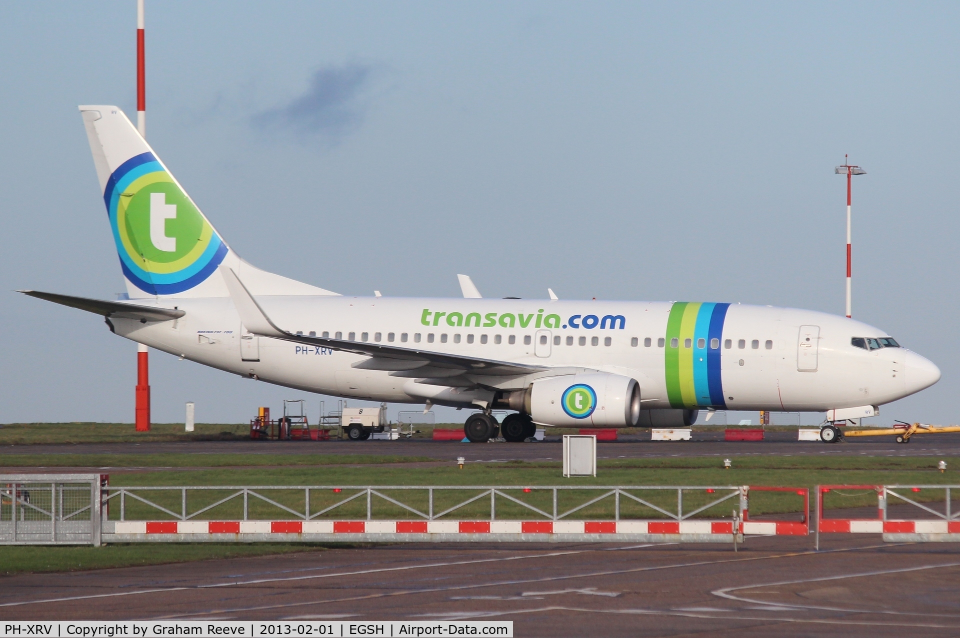 PH-XRV, 2005 Boeing 737-7K2 C/N 34170, Parked at Norwich.