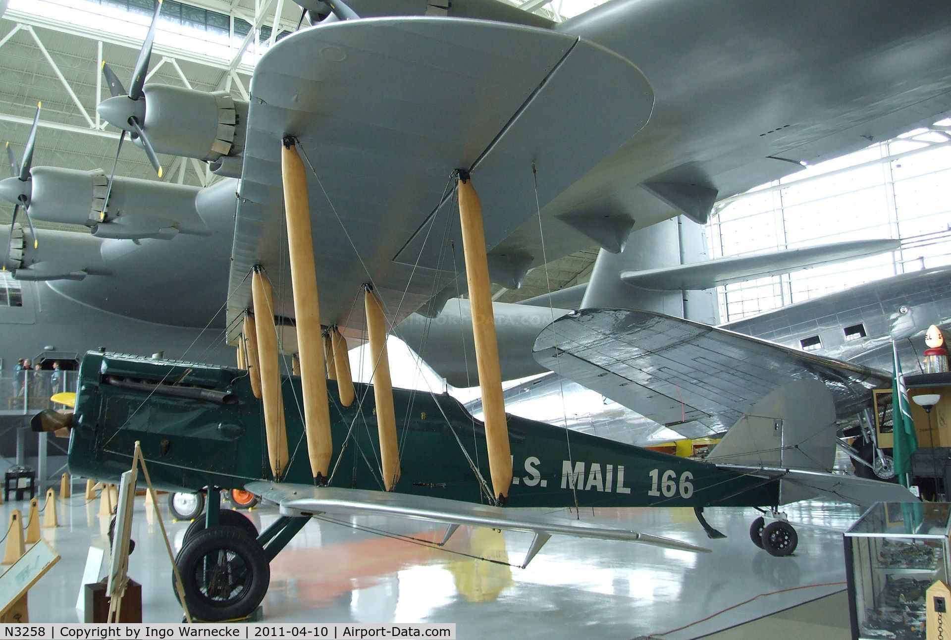 N3258, 1918 Airco DH-4M-1 C/N ET4, De Havilland D.H.4M-1 at the Evergreen Aviation & Space Museum, McMinnville OR