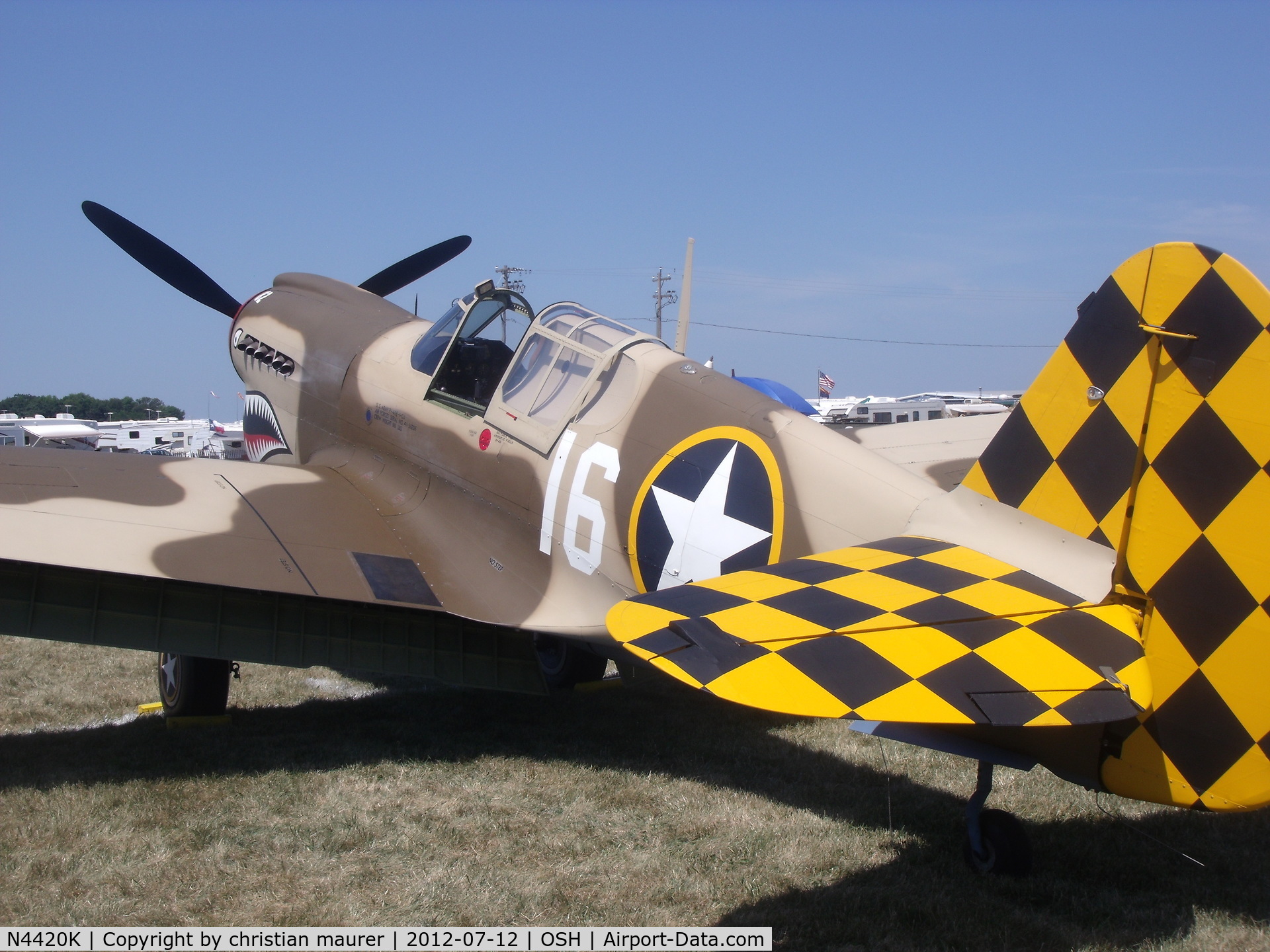 N4420K, Curtiss P-40E Warhawk C/N AK75315134, P-40