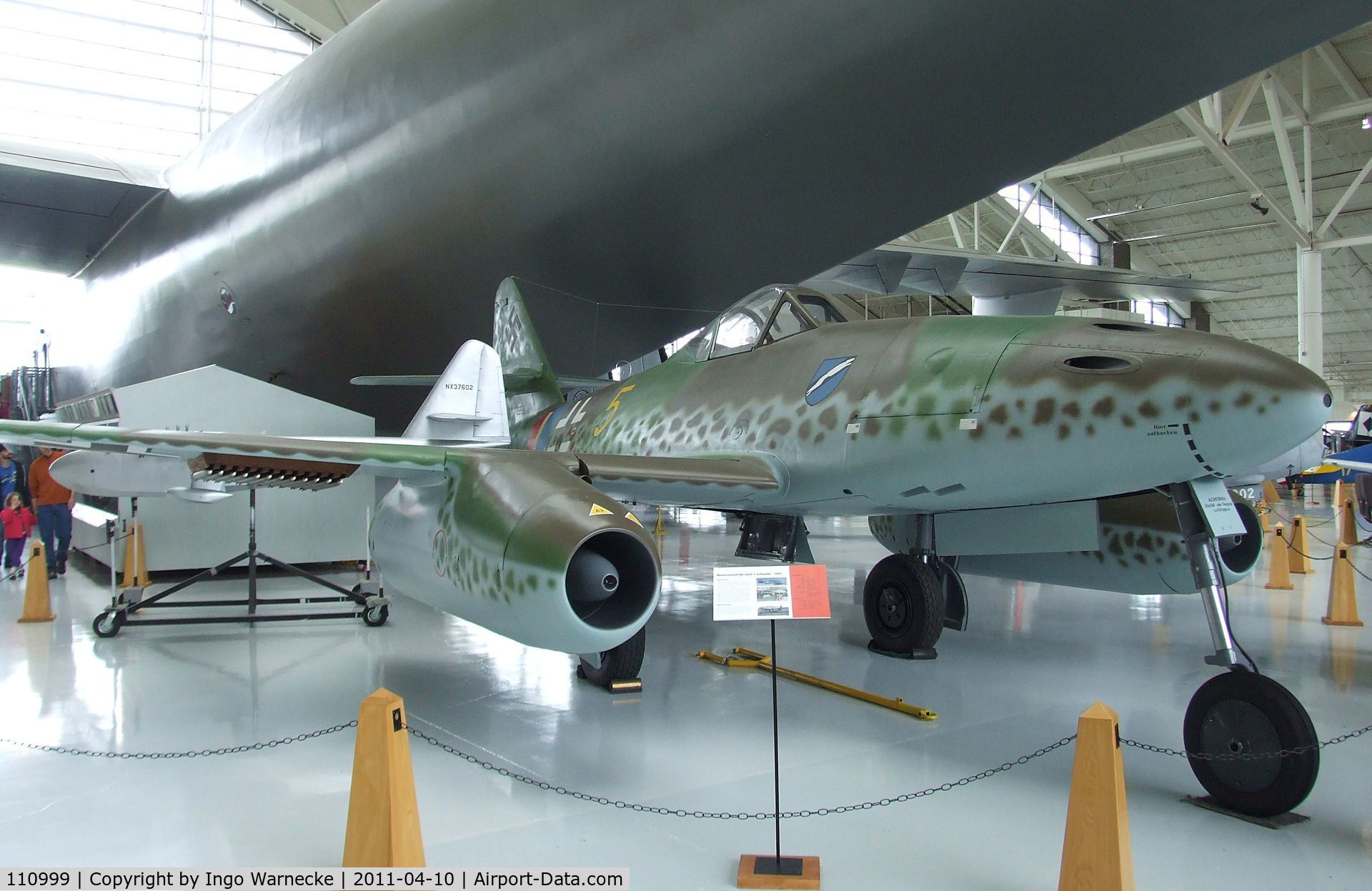 110999, Messerschmitt Me-262A-1c Schwalbe Replica C/N Not found 110999, Messerschmitt Me 262A-1C replica at the Evergreen Aviation & Space Museum, McMinnville OR