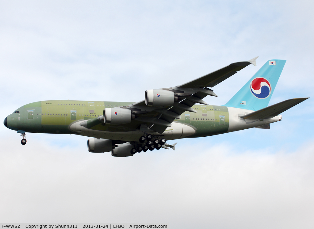 F-WWSZ, 2012 Airbus A380-861 C/N 0126, C/n 0126 - For Korean Air Lines