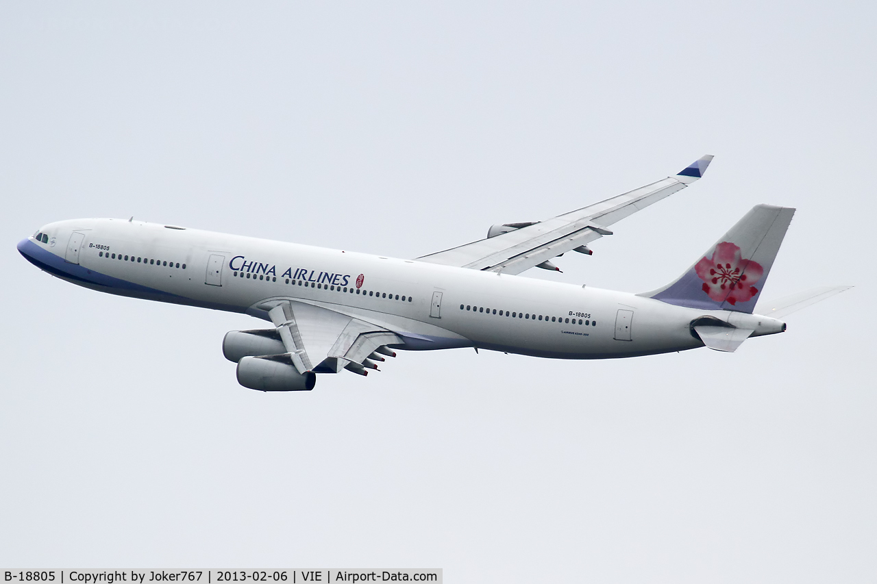B-18805, 2001 Airbus A340-313X C/N 415, China Airlines
