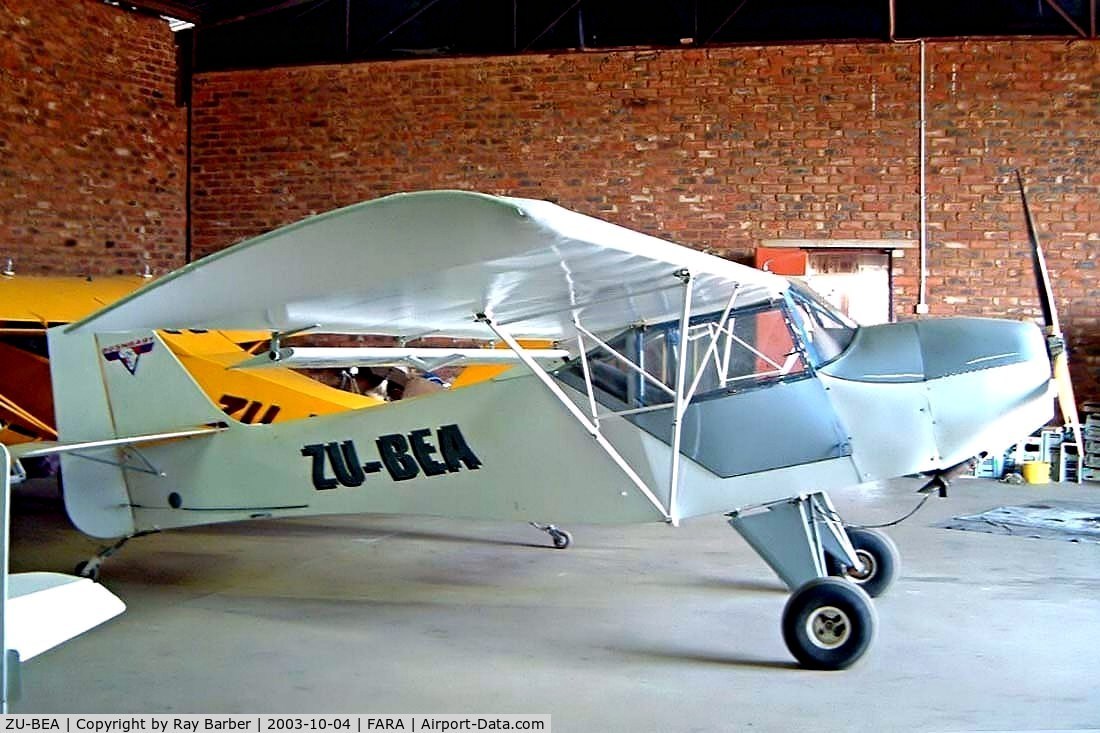ZU-BEA, 1997 Kitplanes for Africa Bush-Baby C/N 39, Kitplanes for Africa Bush-Baby 500 [39] Petit~ZS 04/10/2003