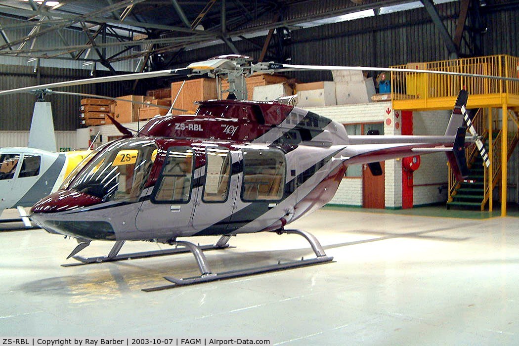 ZS-RBL, 2002 Bell 407 C/N 53548, Bell 407 [53548] Rand~ZS 07/10/2003