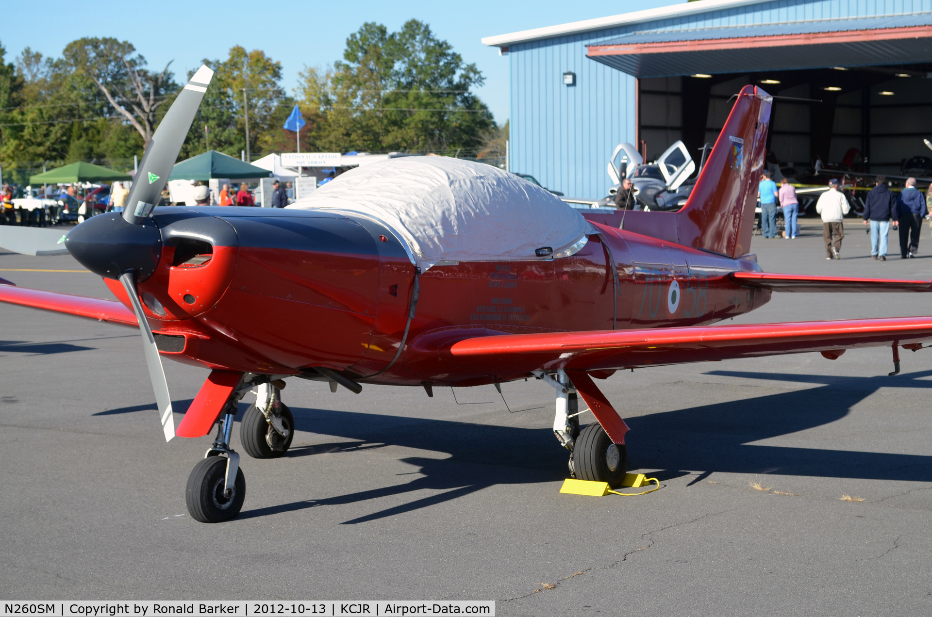 N260SM, 1970 SIAI-Marchetti F-260 C/N 2-40, Culpeper Air Fest 2012